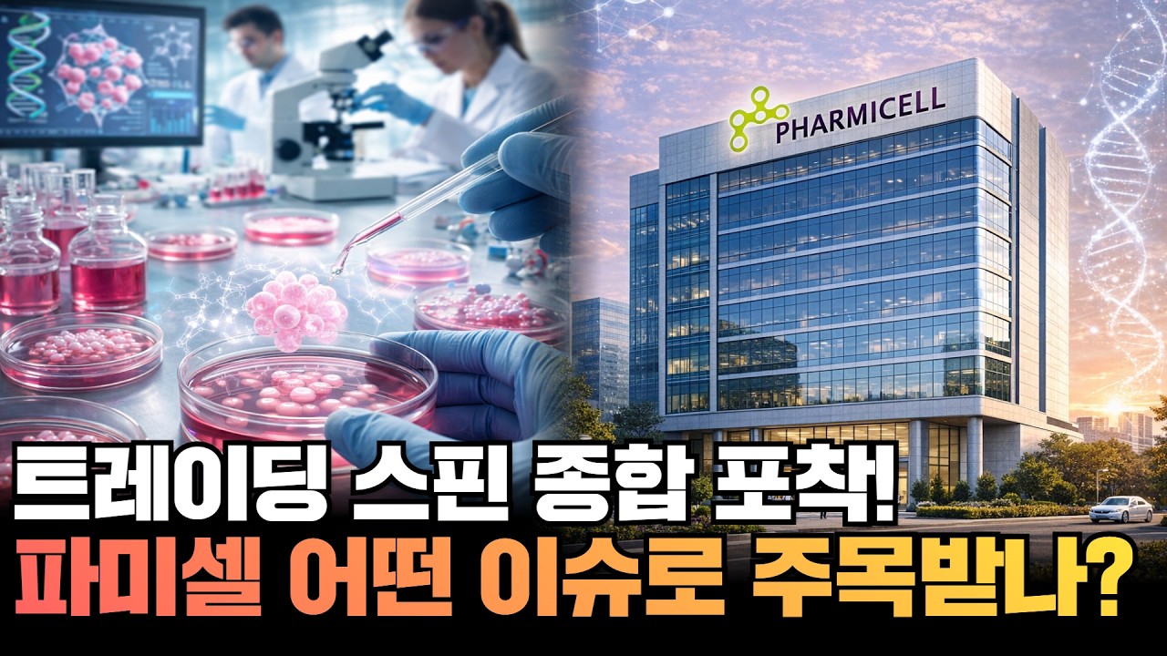[종합포착 종목 분석] 파미셀, 퀀텀 점프를 위한 연료 2026년 변곡점이 시작되었다? | 트레이딩 스핀 | 종합포착