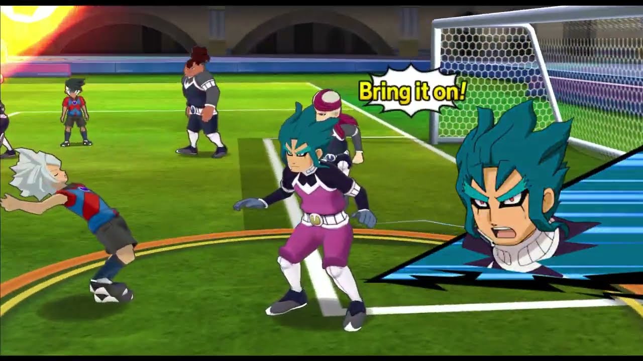 Inazuma Eleven Go Strikers 2013 Xtreme | Chaos VS Protocol Omega | Wii 1080p