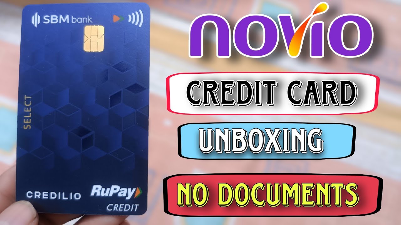 Novio Credit Card Unboxing & Active Process ||