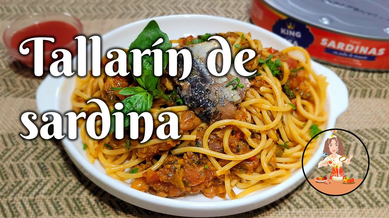 🍜🐟🇪🇨TALLARÍN DE SARDINA #sardinas #sardinasrecipe #semanasanta #comidaecuatoriana