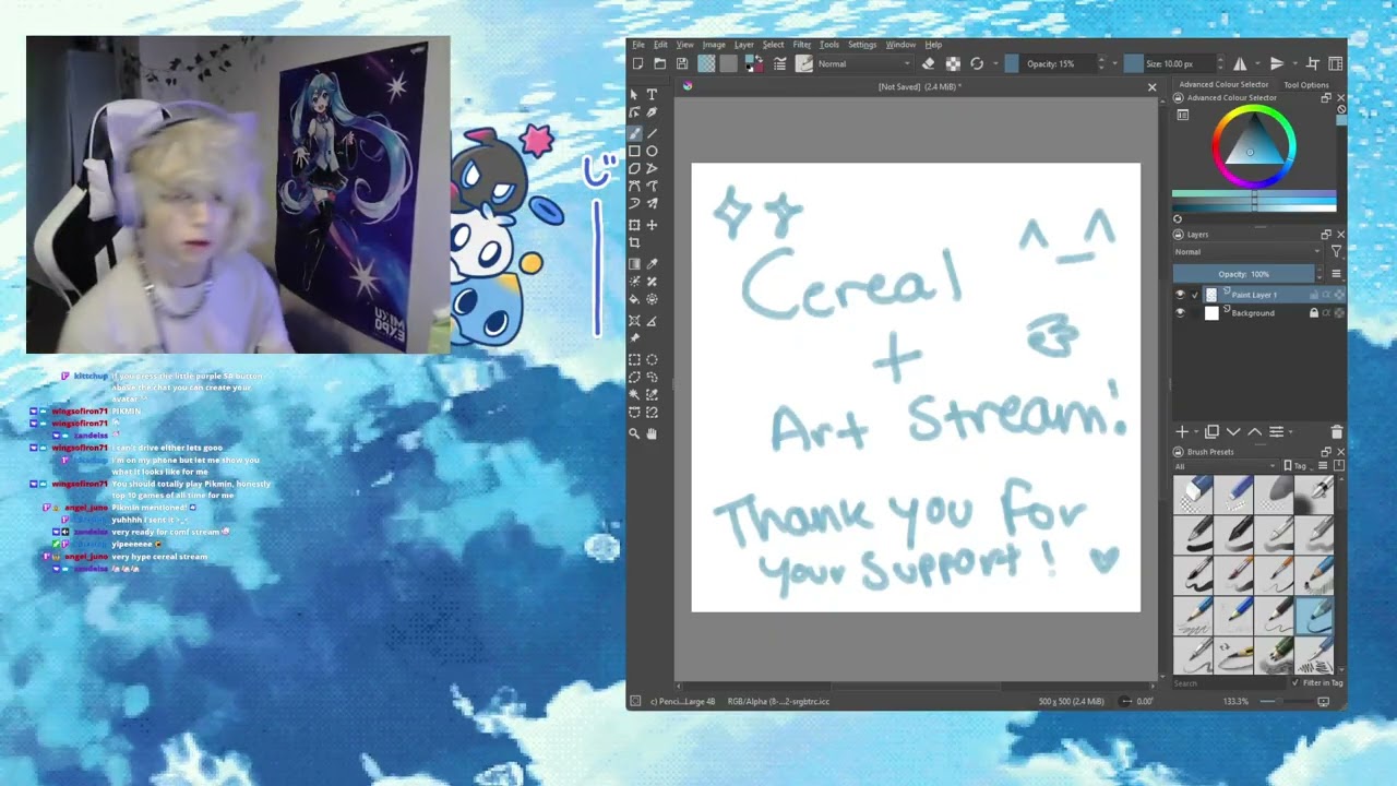 cereal celebration + emote design ໒꒱
