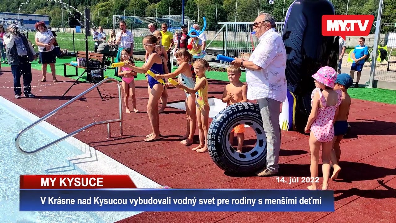 V Krásne nad Kysucou otvorili detský vodný svet.