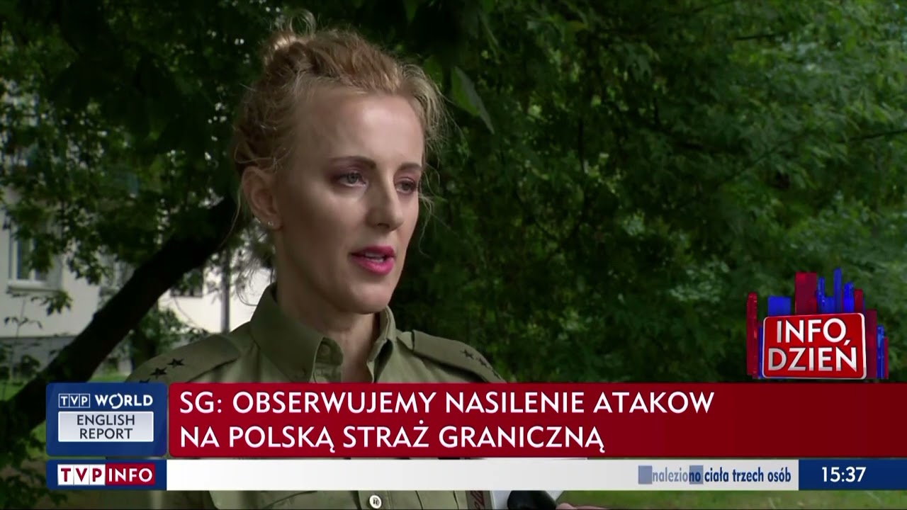 Straż Graniczna: Z Białorusi wystrzelono przedmiot, który przebił samochód