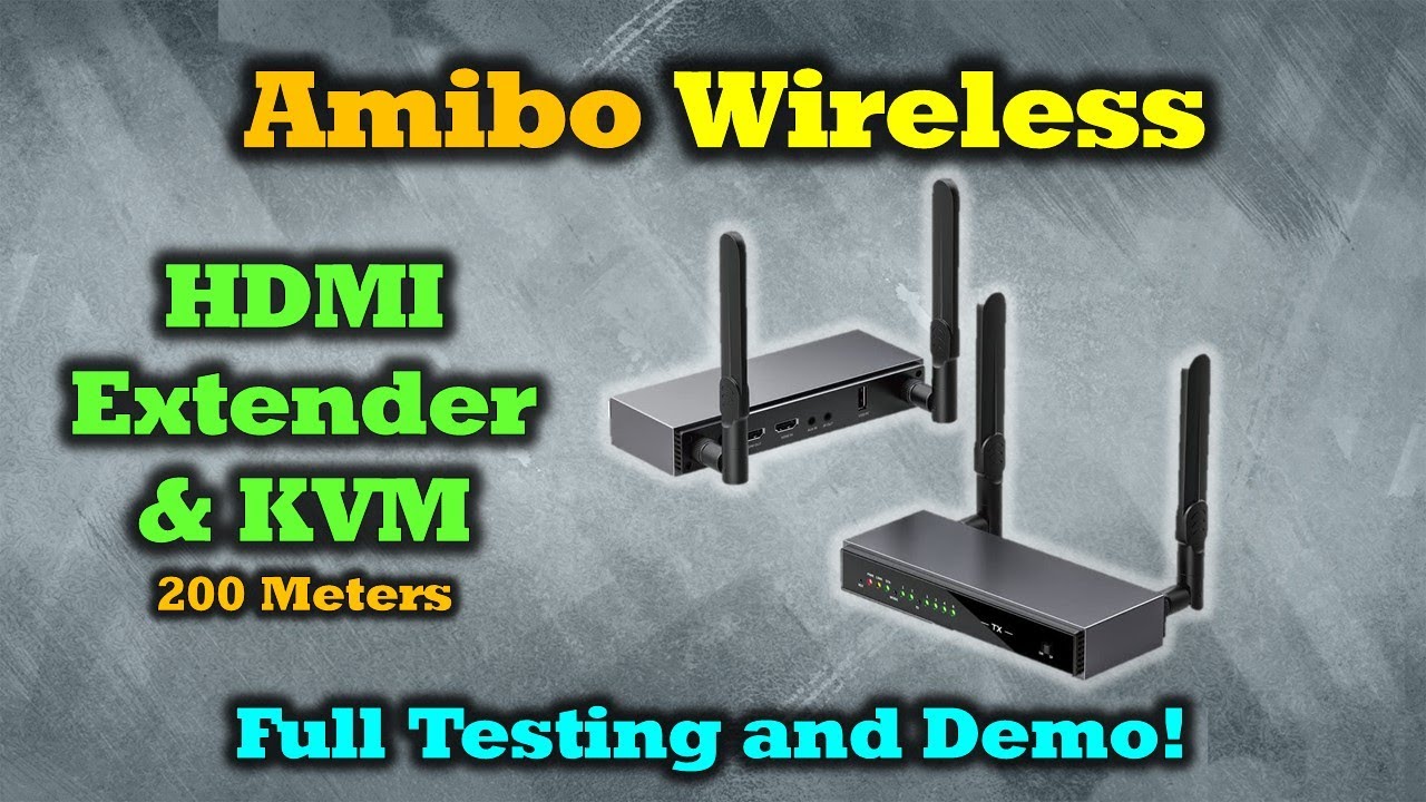 Amibo Wireless HDMI Extender Plus KVM - 200 Meter Range!