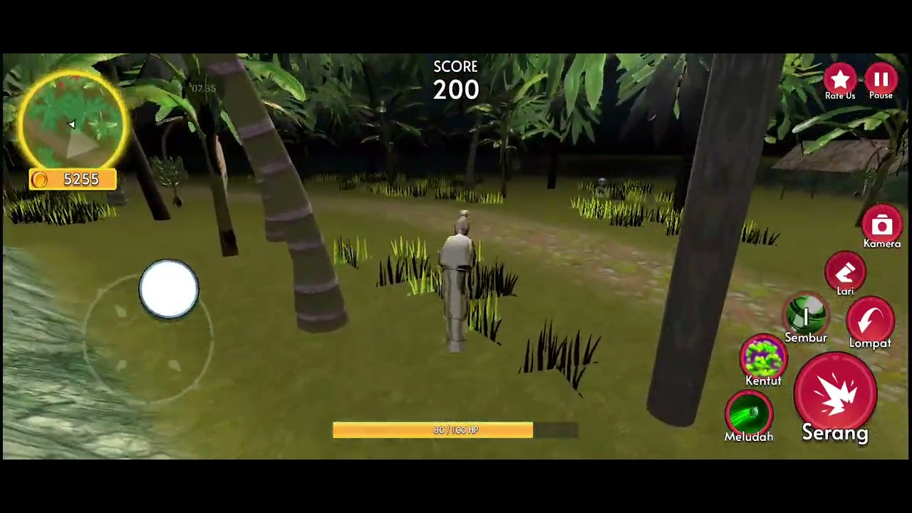 Aku menjadi pocong ges!!/pocong vs bocil the game