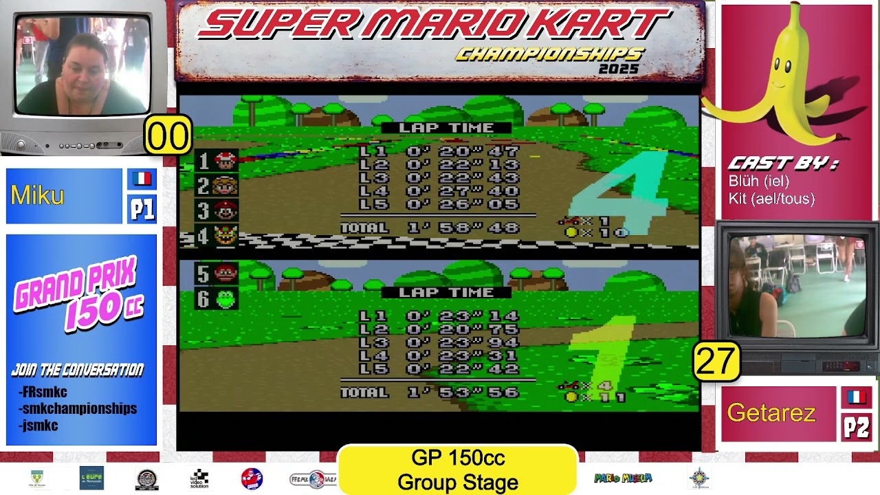 Super Mario Kart Championship 2025 - GP150cc - Group Stage - M. Camus vs G. Zerathe