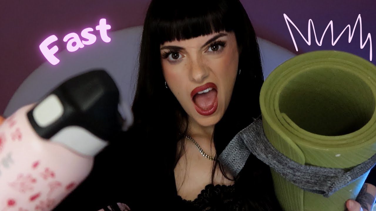 #ASMR | FAST & AGRESSIVE mais j'ai PAS LE TEMPS 💥 (j'ai yoga 🧘🏻‍♀️)