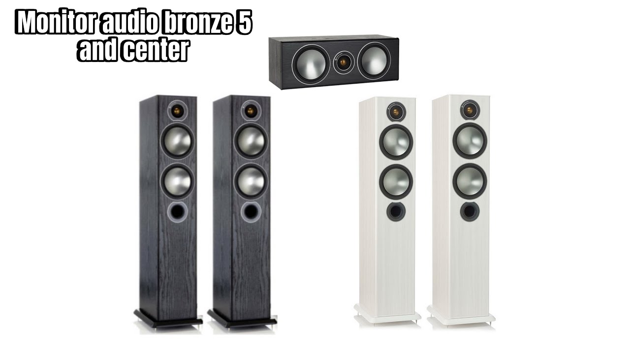 Monitor audio bronze 5 speakers #hometheaterreceiver #bass 