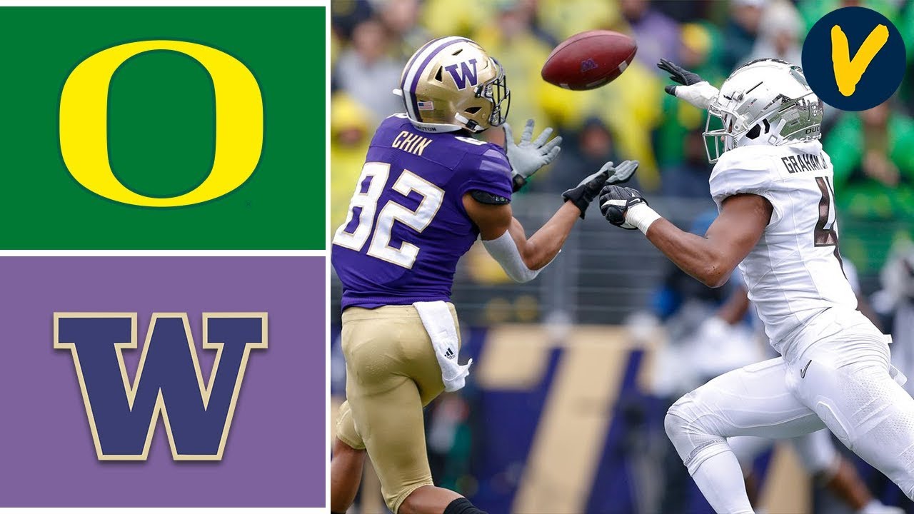#12 Oregon vs #25 Washington Highlights | Week 8 | College Football Highlights