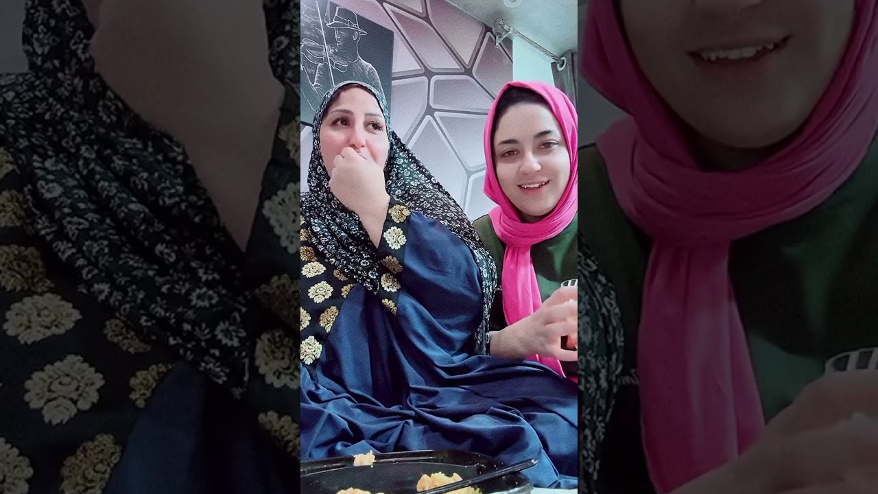 نعمه ام ابراهيم ومسلم ونجمه في الشقه الجديده في اسكندريه 