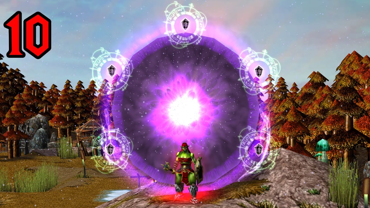 Гарона-полуорчиха грабит Северный Элвиннский лес — Warcraft III: Origins — Оркская кампания 10