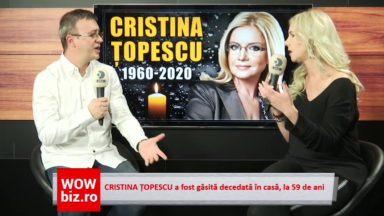 Cristina Topescu a fost gasita decedata in casa, la 59 de ani! Ce informatii noi au aparut in presa