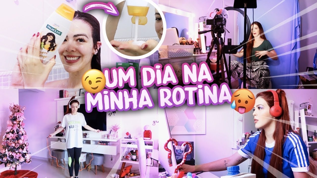 UM DIA NA MINHA ROTINA REAL: GRAVAÇÃO, CUIDADOS CABELO, TREINO | VLOG
