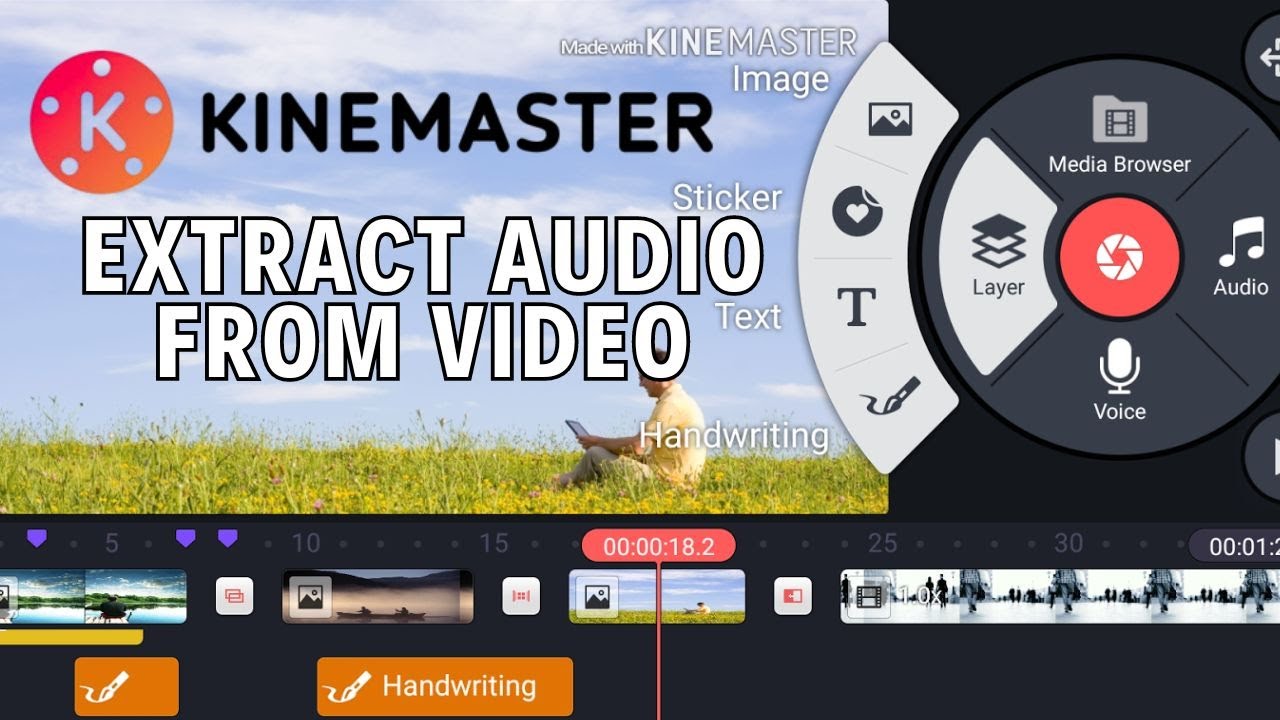 How to Extract Audio from Video in Kinemaster 2024?