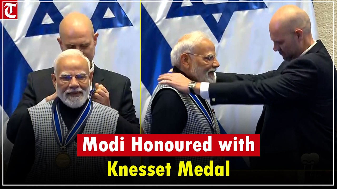 PM Modi Conferred with Israel’s ‘Speaker of the Knesset Medal’ | Historic Honour 2026