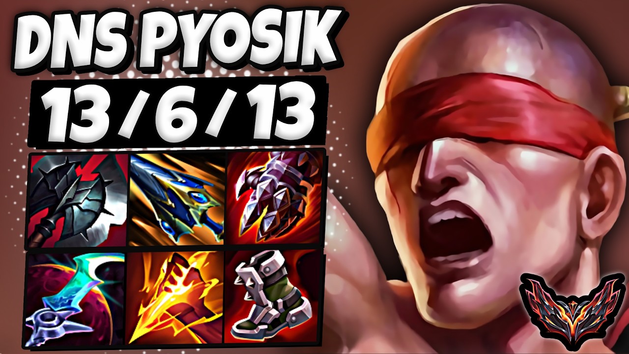 DNS Pyosik Lee Sin vs Xin Zhao [ Jungle ] Korea Grandmaster Patch 26.6