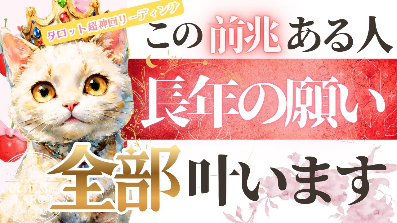 ♦︎全部叶う♦︎未来の感動を今から！長年夢見てきた全ての願いがもうすぐ！好転の流れ・願いが叶う時のサイン【タロット鑑定♦︎有料鑑定級】