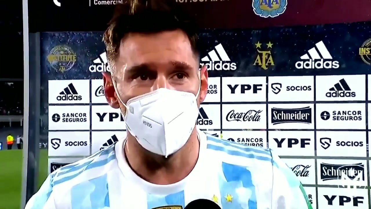 Argentina vs Bolivia | Messi llorando post partido (Eliminatorias mundial Qatar 2022)
