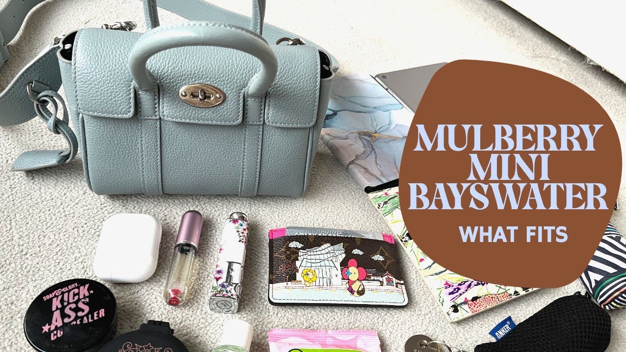 MULBERRY MINI BAYSWATER BAG | What Fits!