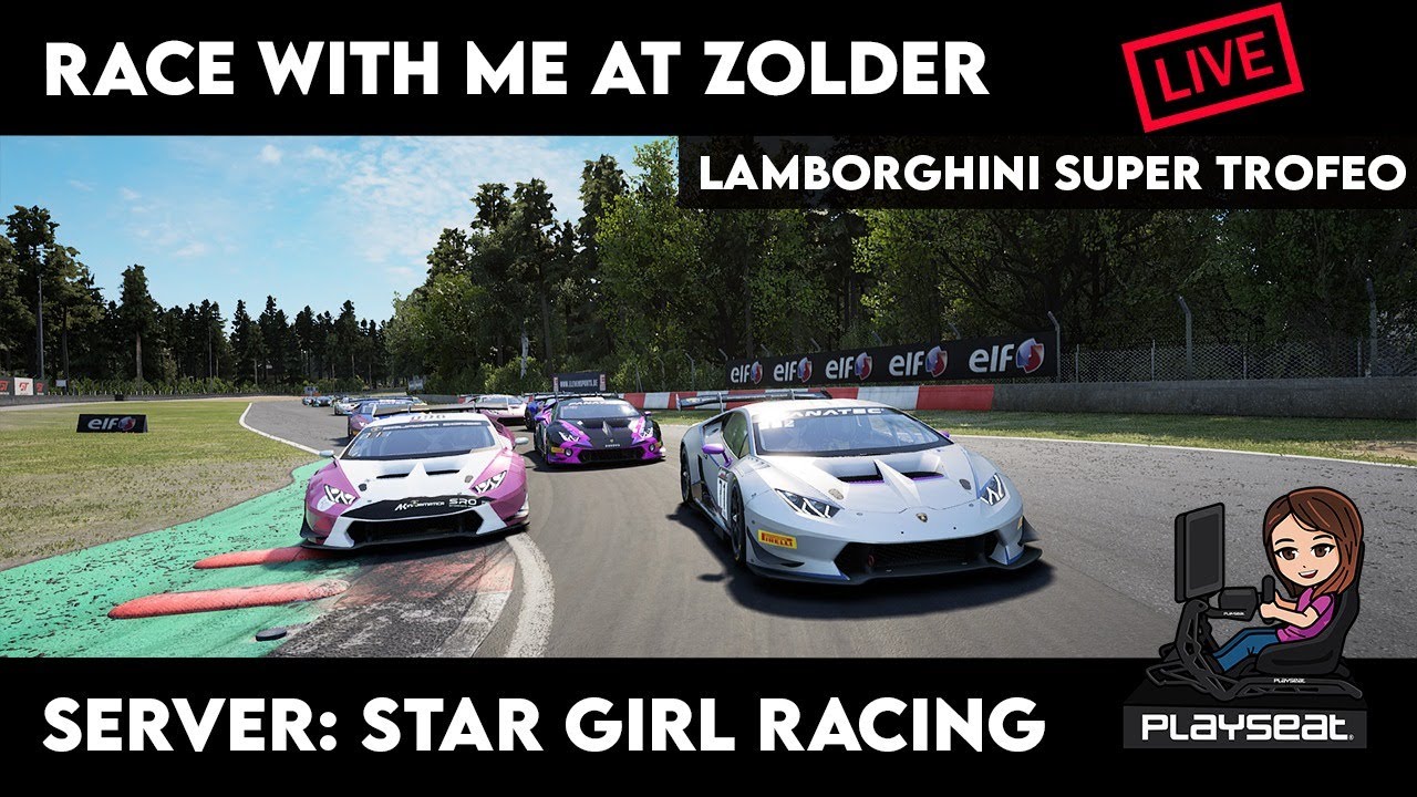 [LIVE] ACC | Race With Me at Zolder! | Lamborghini Super Trofeo | Open Lobby
