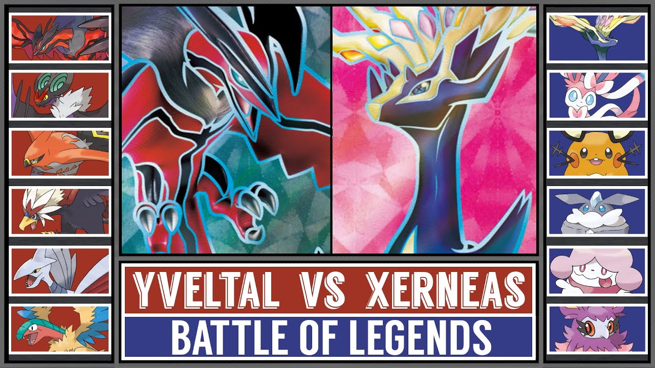 YVELTAL vs XERNEAS | Kalos Legendary Pokémon Battle