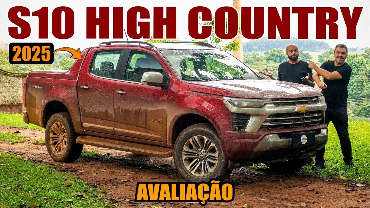 S10 HIGHCOUNTRY 2025, tudo sobre a picape média da CHEVROLET! Melhor que Hilux?