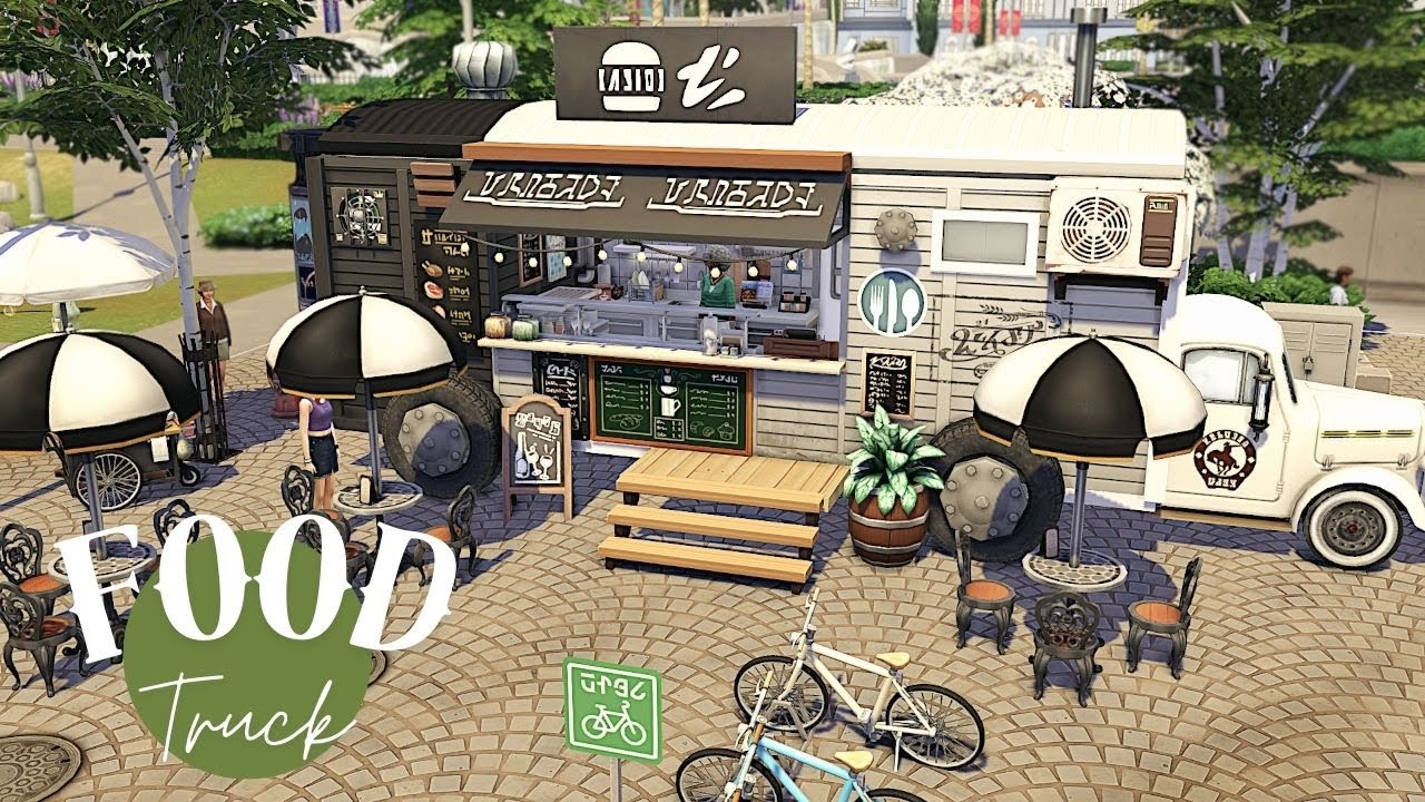 Food Truck 🍟🍔 | The Sims 4 - Speed Build (NO CC)