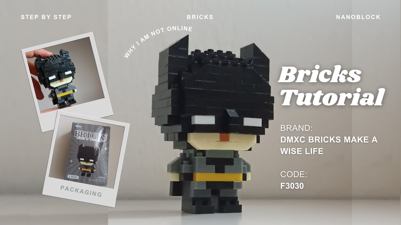 Как собрать конструктор &laquo;Бэтмен&raquo; | DMXC Bricks Make a Wise Life F3030 | 169 деталей