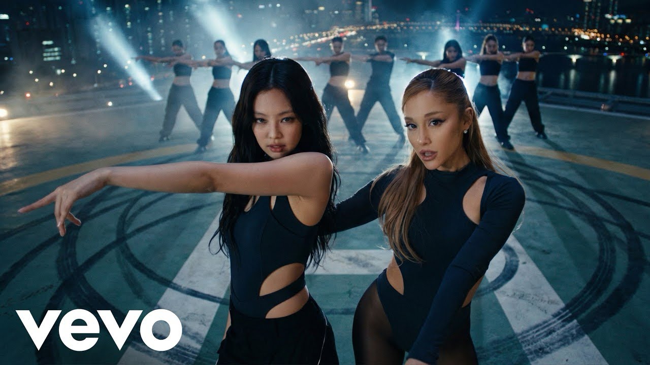 JENNIE x ARIANA GRANDE - SKYLINE (Official Music Video)