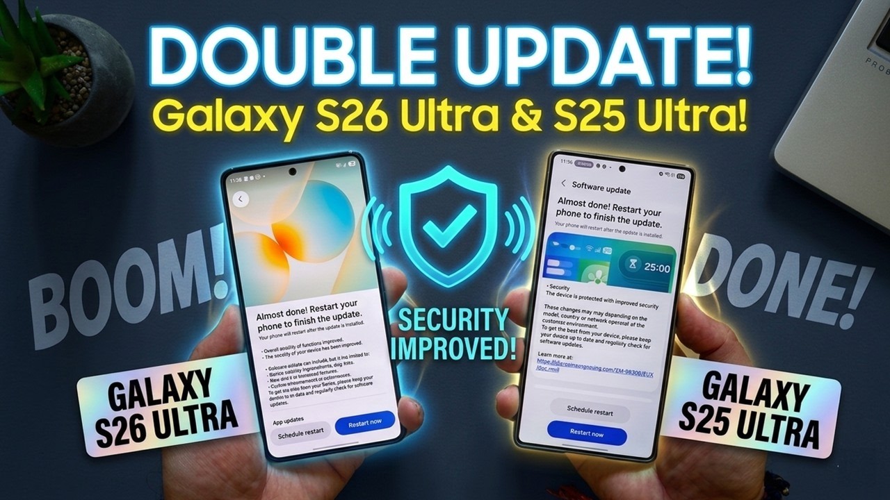 Double Update: Samsung Galaxy S26 Ultra & S25 Ultra!
