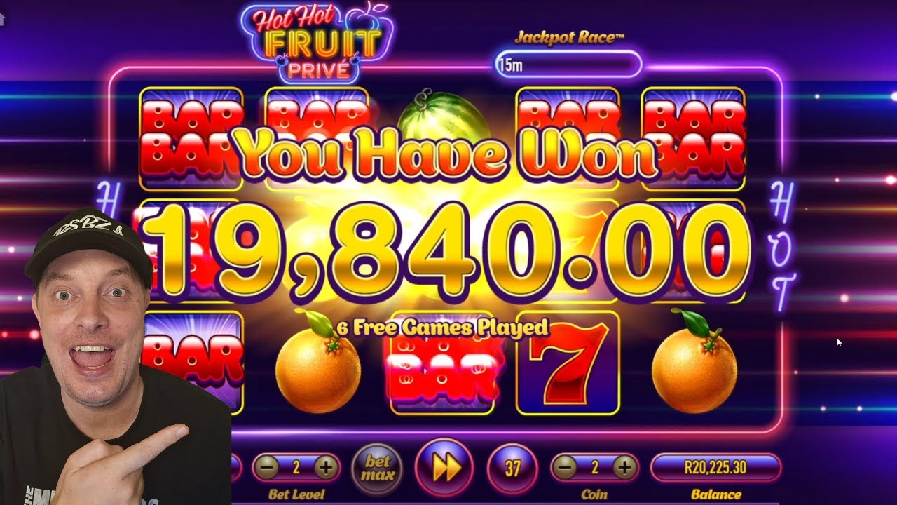 My Hot Hot Fruit Biggest Win to Date!