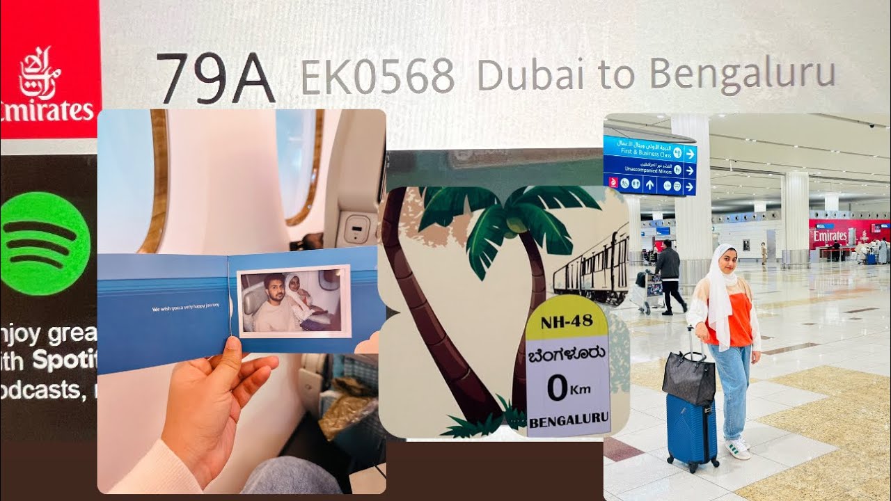 Flying back Home😍 | DXB to Bangalore 🛫Bangalore to Mangalore journey
