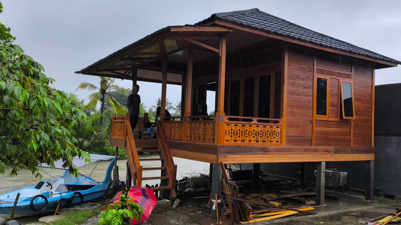 Rumah Kayu Minimalis, 100% Made by Kando Rumah Kayu