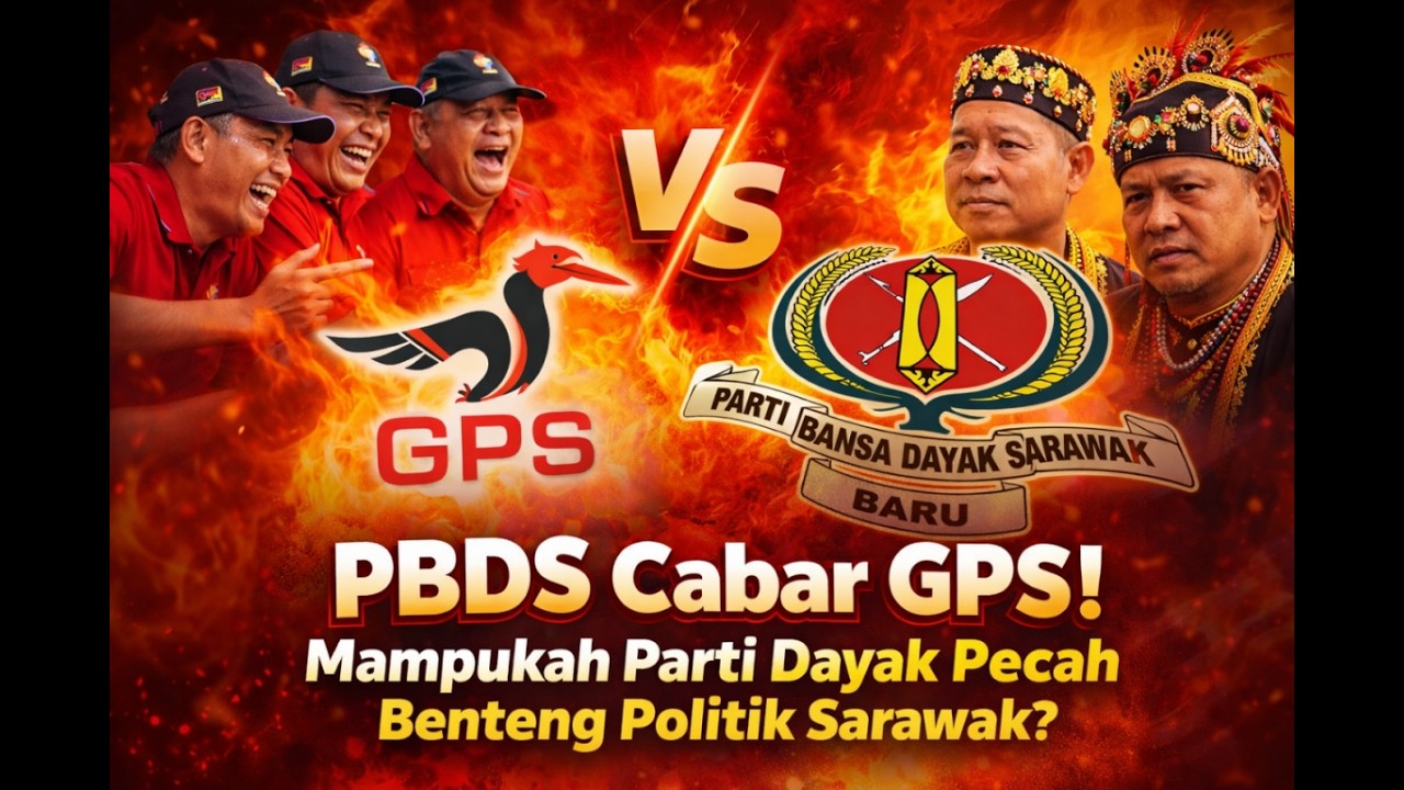 PBDS Cabar GPS! Mampukah Parti Dayak Pecah Benteng Politik Sarawak?