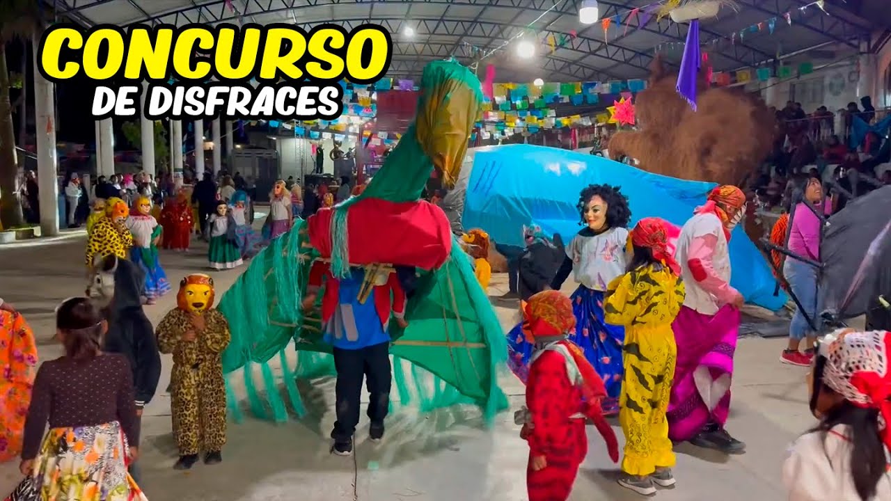 Concurso de Disfraces En El Carnaval de Coicoyán de las Flores Oax.