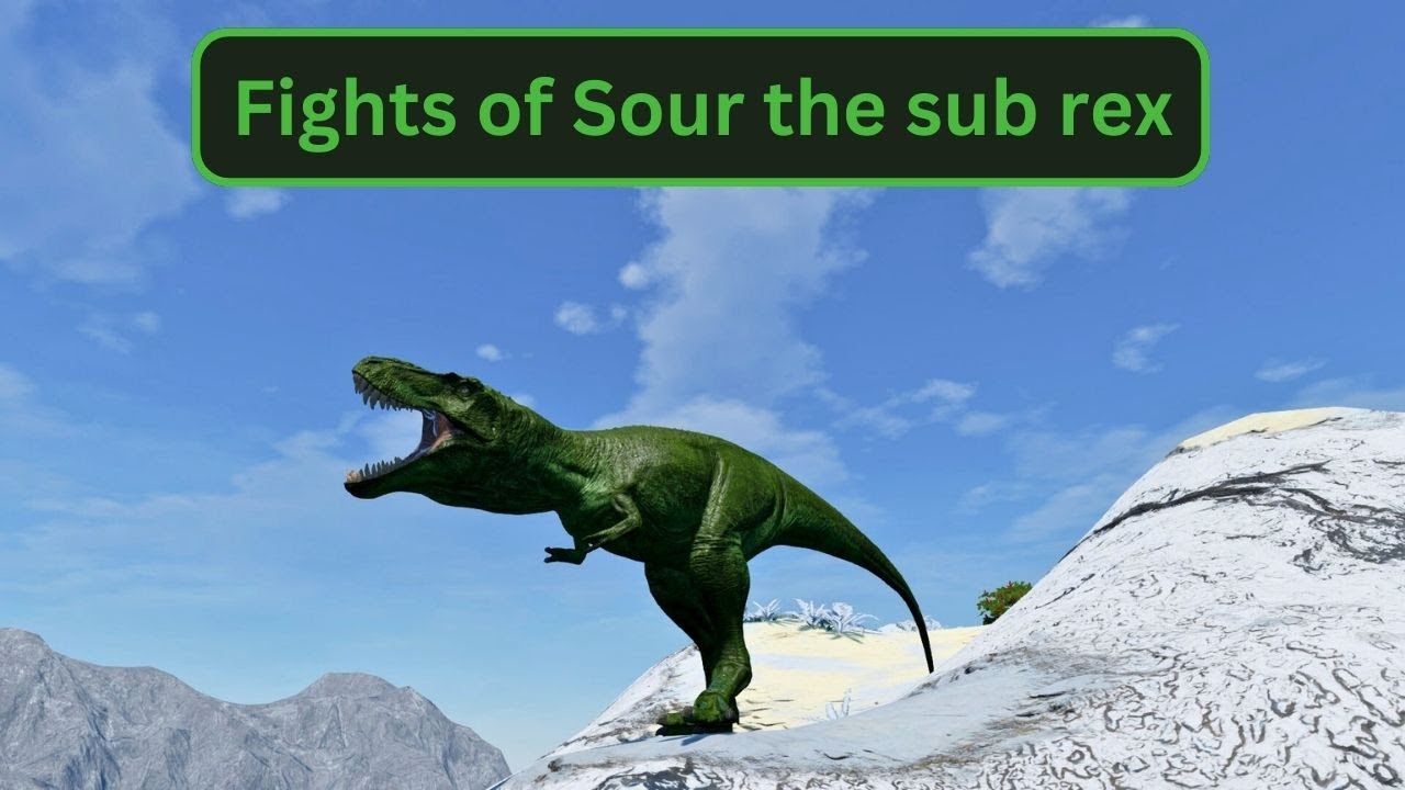 The Isle Legacy l Fights of Sour the sub rex l New Dawn Server l FKA New Beginnings