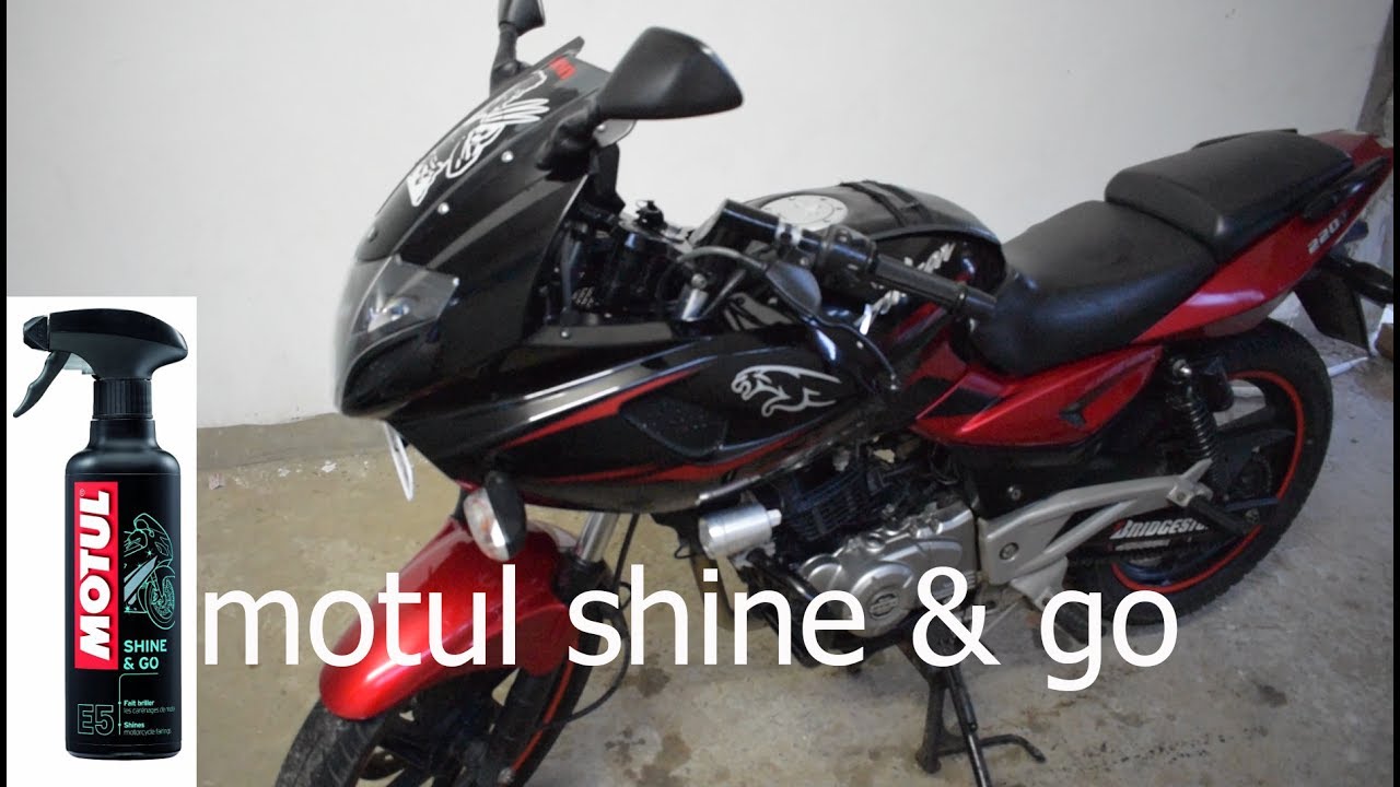 motul shine & go for pulsar 220