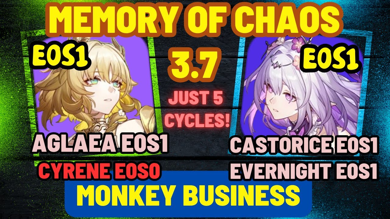 HSR | Прохождение Memory of Chaos 3.7 — 5 циклов, 12 этап! | F2P