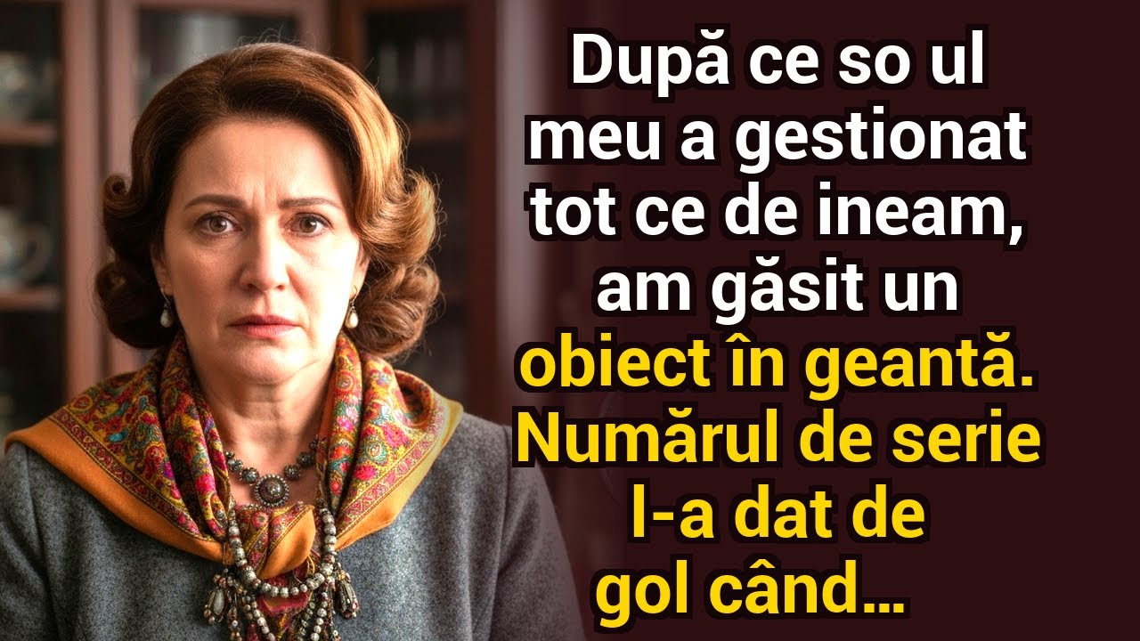 După ce soțul meu a gestionat tot ce dețineam, am găsit un obiect în geanta mea — numărul său de