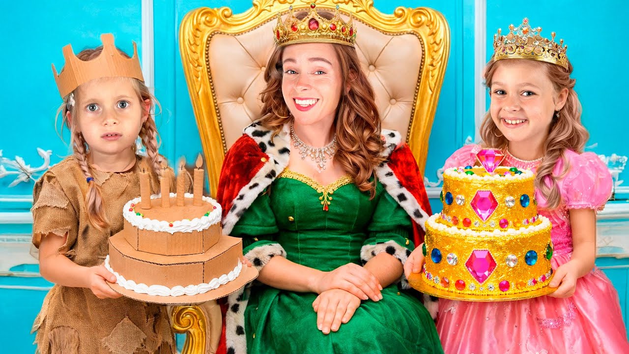 Công Chúa Giàu vs Nghèo 👑 Video Hài Cho Bé – Tuyển Tập Phiêu Lưu Vui Nhộn