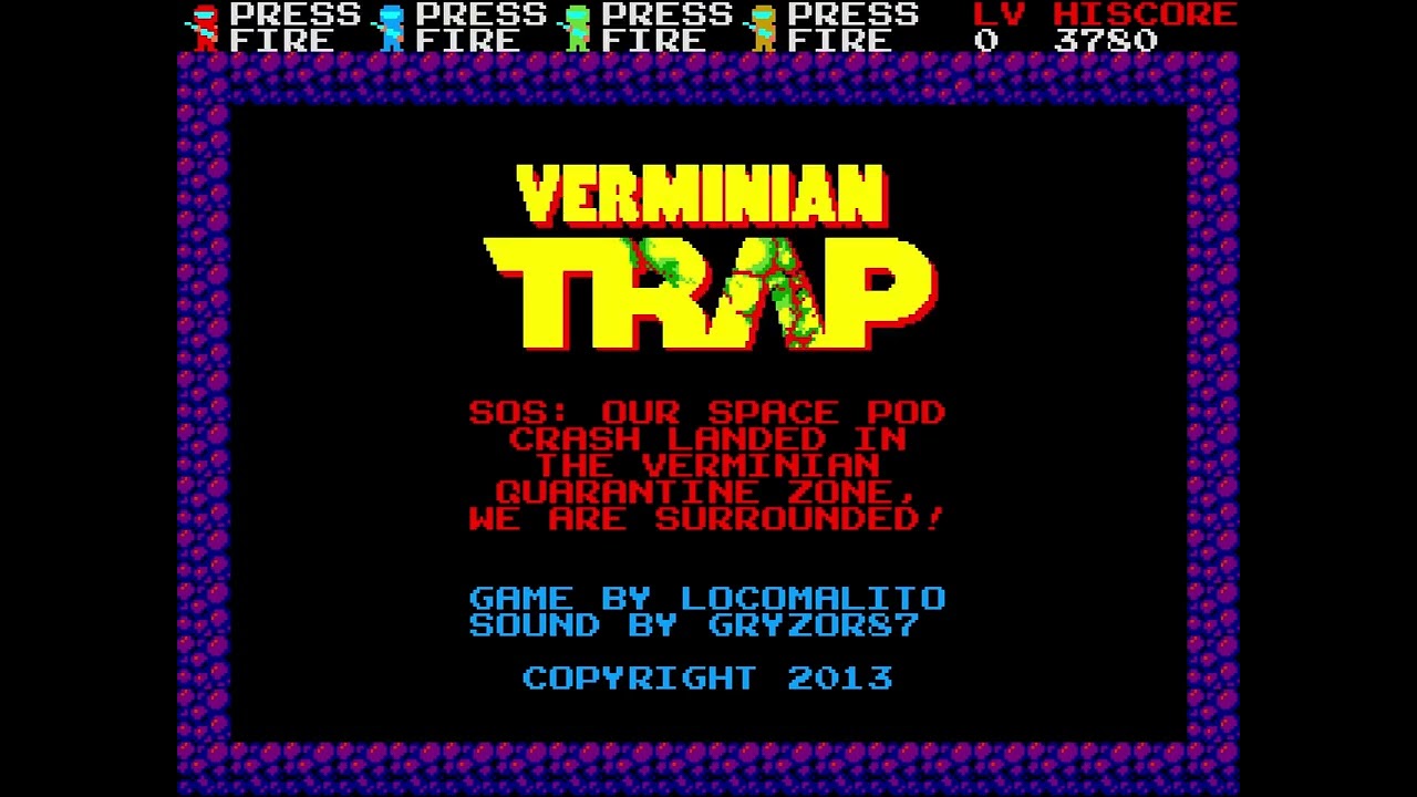 Verminian Trap (Locomalito) (Windows) [2013] [PC Longplay]