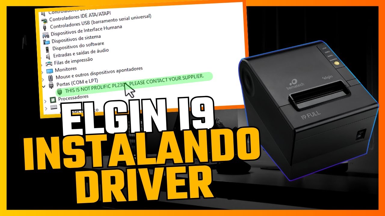 ➡️ Impressora Elgin i9: Como Instalar com Driver de Porta COM Virtual (Passo a Passo)
