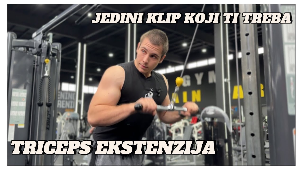 TRICEPS EKSTENZIJA na sajlama - SVE &scaron;to treba da zna&scaron;