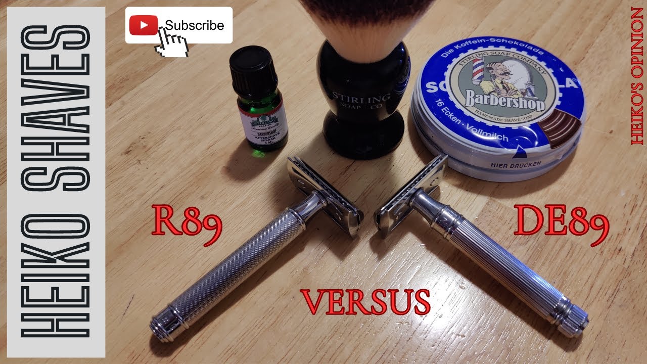 Comparison MÜHLE R89 vs Edwin Jagger DE89