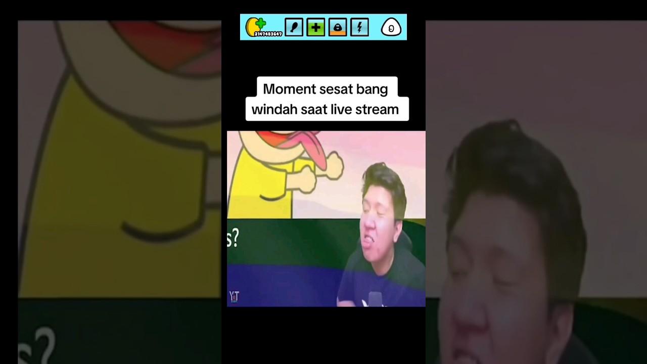 momen paling sesat windah Basudara pas live streaming 