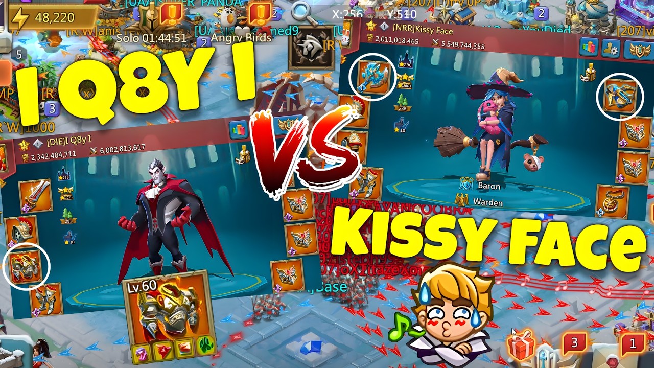 Lords Mobile - Insane WoW at K309! Clash of Emperors. Who is the stronger?
