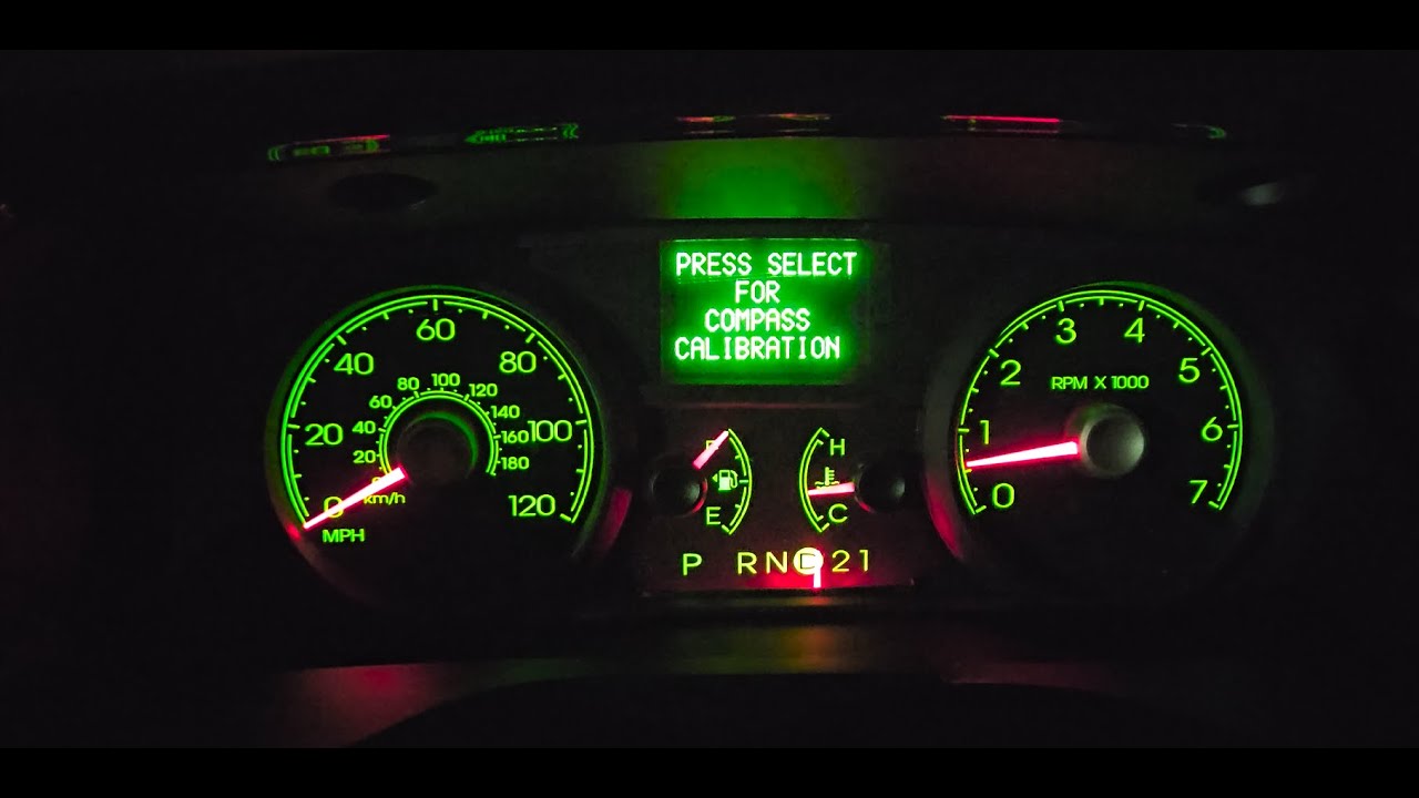 Lincoln Town Car - Compass Calibration - How to