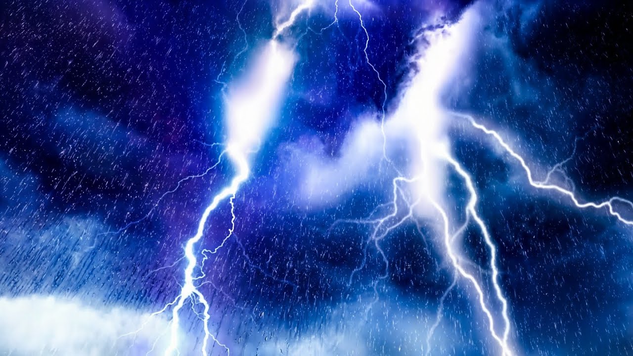 EPIC THUNDER & RAIN | Rainstorm Sounds For Relaxing, Focus or Sleep | White Noise 10 Hours