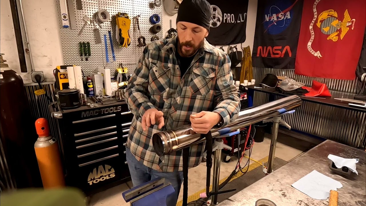 THIN wall STAINLESS steel pipe welding.  #onthemove #welding #pipe #stainlesssteel #tig #youtube