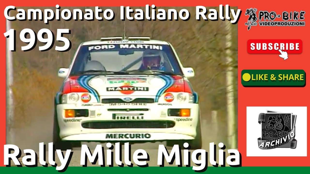 Rally Mille Miglia 1995 -  Campionato Italiano Rally